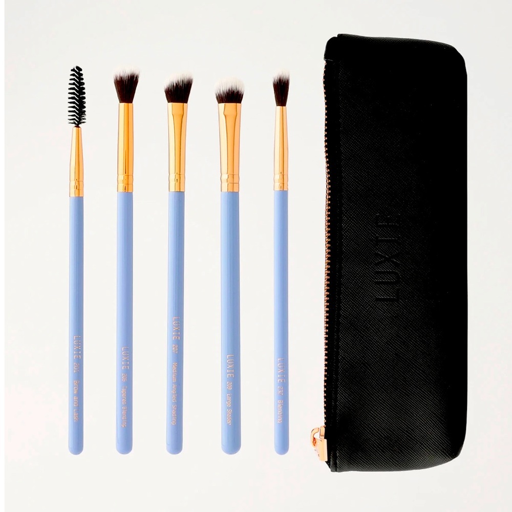 Luxie Wonderlust Rose Gold 5 Piece Brush Set
